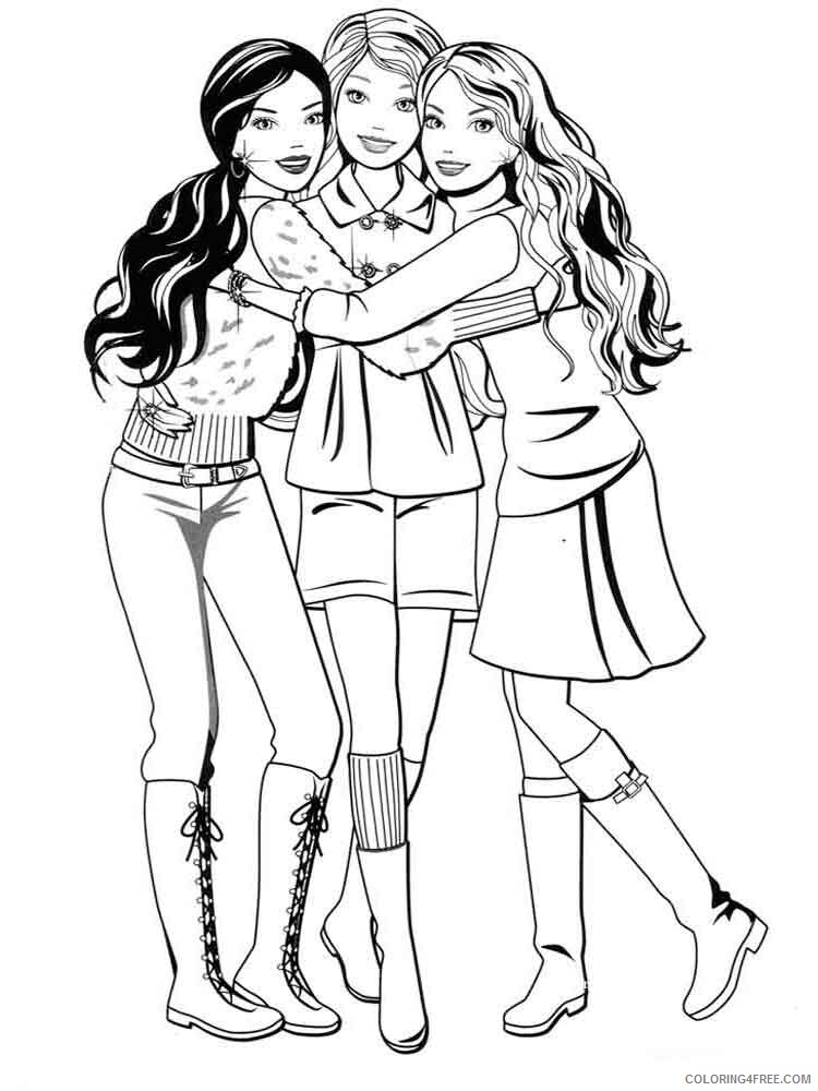 Barbie Coloring Pages for Girls barbie 73 Printable 2021 0147 Coloring4free