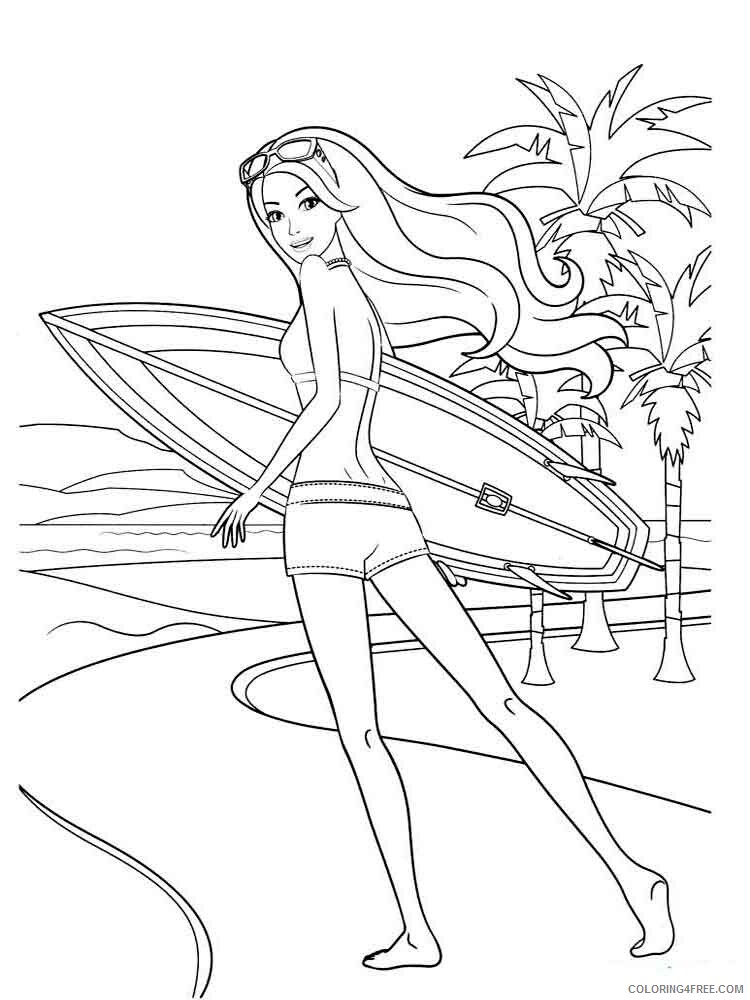 Barbie Coloring Pages for Girls barbie 9 Printable 2021 0150 Coloring4free