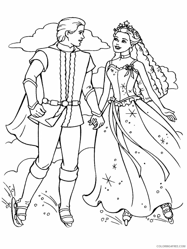 Barbie and Ken Coloring Pages for Girls barbie and ken 1 Printable 2021 0157 Coloring4free