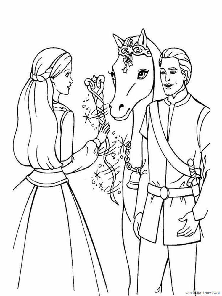 Barbie and Ken Coloring Pages for Girls barbie and ken 11 Printable 2021 0158 Coloring4free
