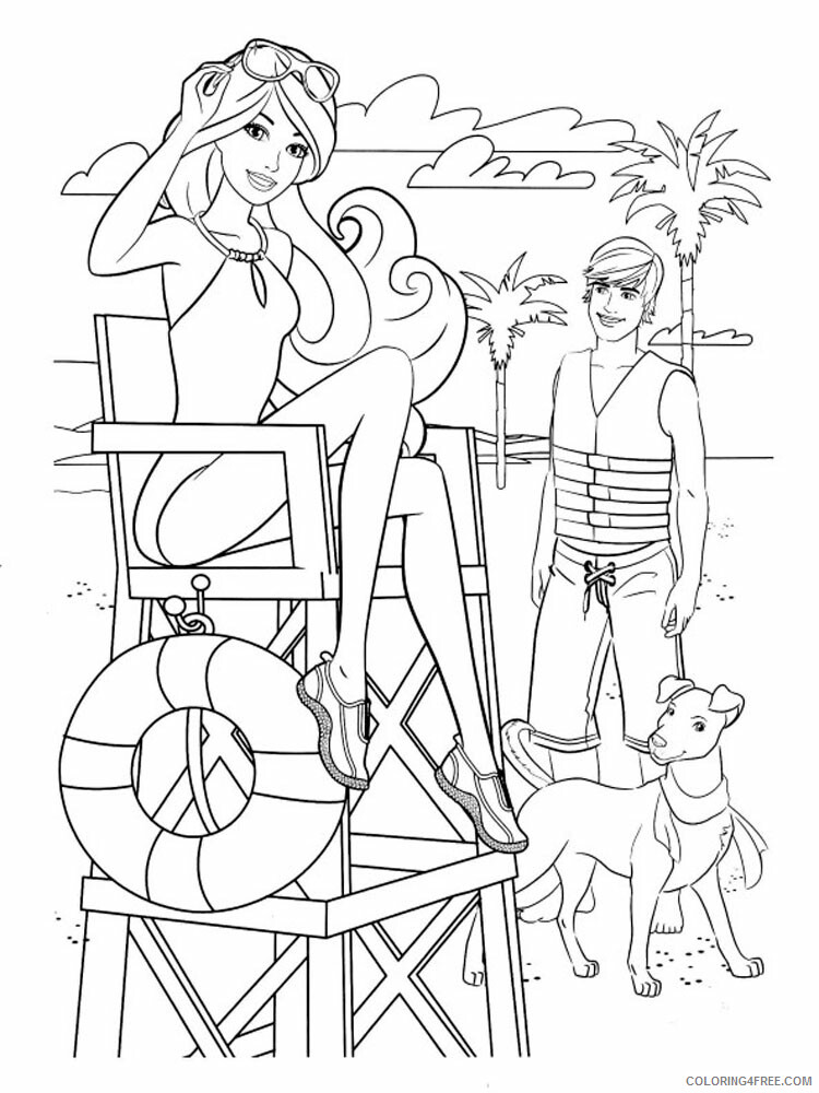Barbie and Ken Coloring Pages for Girls barbie and ken 13 Printable 2021 0159 Coloring4free