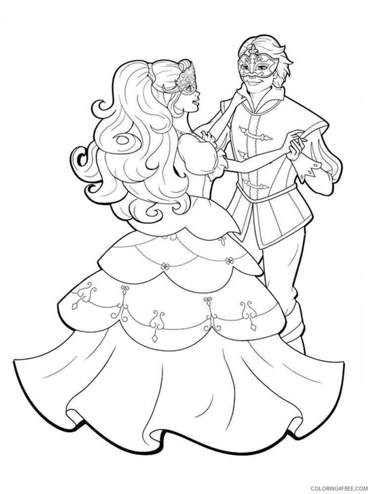 Barbie and the Three Musketeers Coloring Pages for Girls Printable 2021 0172 Coloring4free