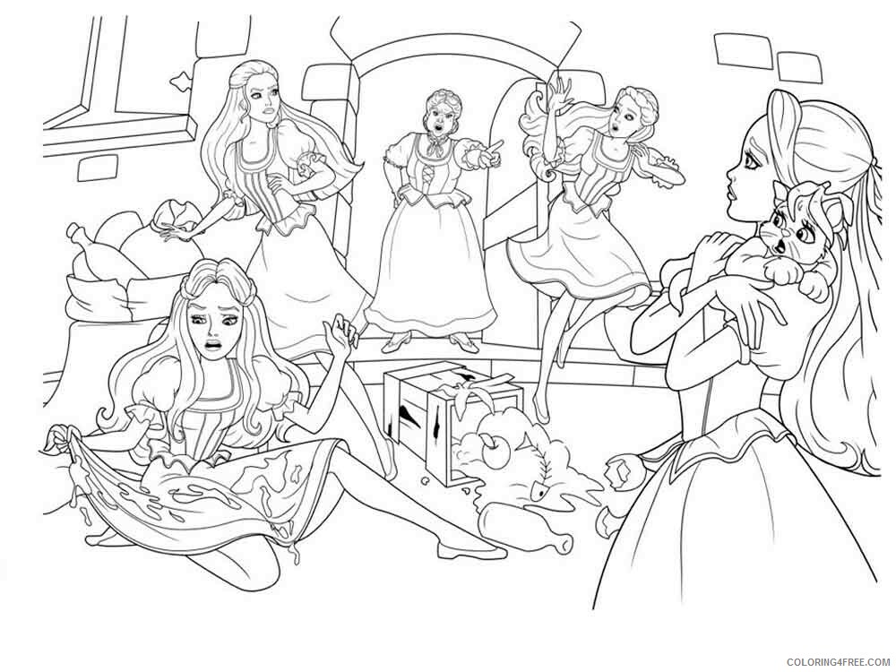 Barbie and the Three Musketeers Coloring Pages for Girls Printable 2021 0176 Coloring4free