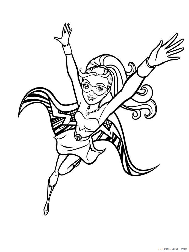 Barbie in Princess Power Coloring Pages for Girls Printable 2021 0182 Coloring4free