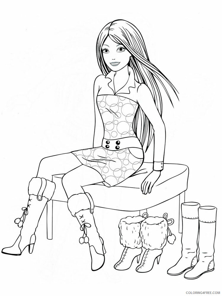 Beautiful Girl Coloring Pages for Girls Beautiful Girl 15 Printable 2021 0201 Coloring4free