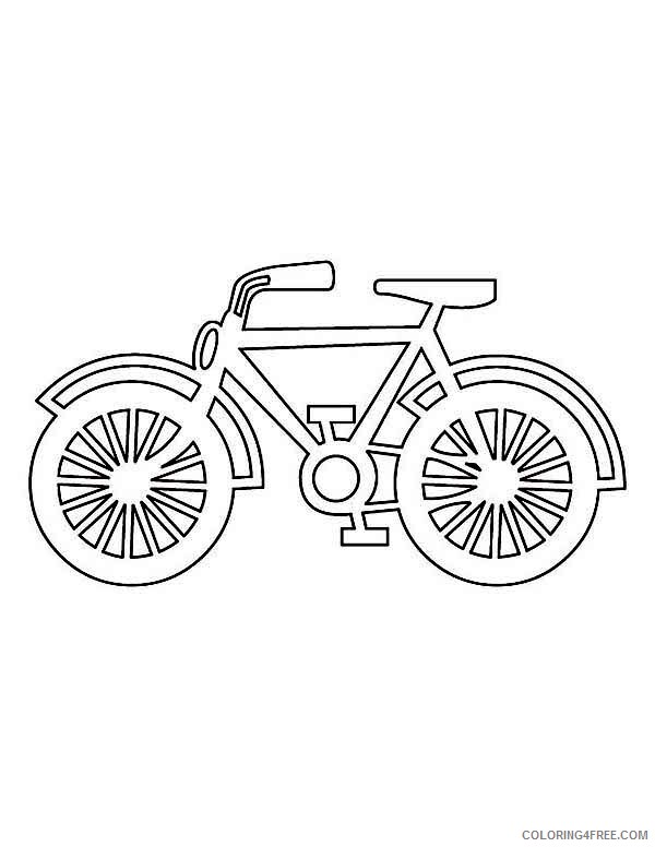 Bicycle Coloring Pages for Kids Drawing Bicycle Printable 2021 061 Coloring4free