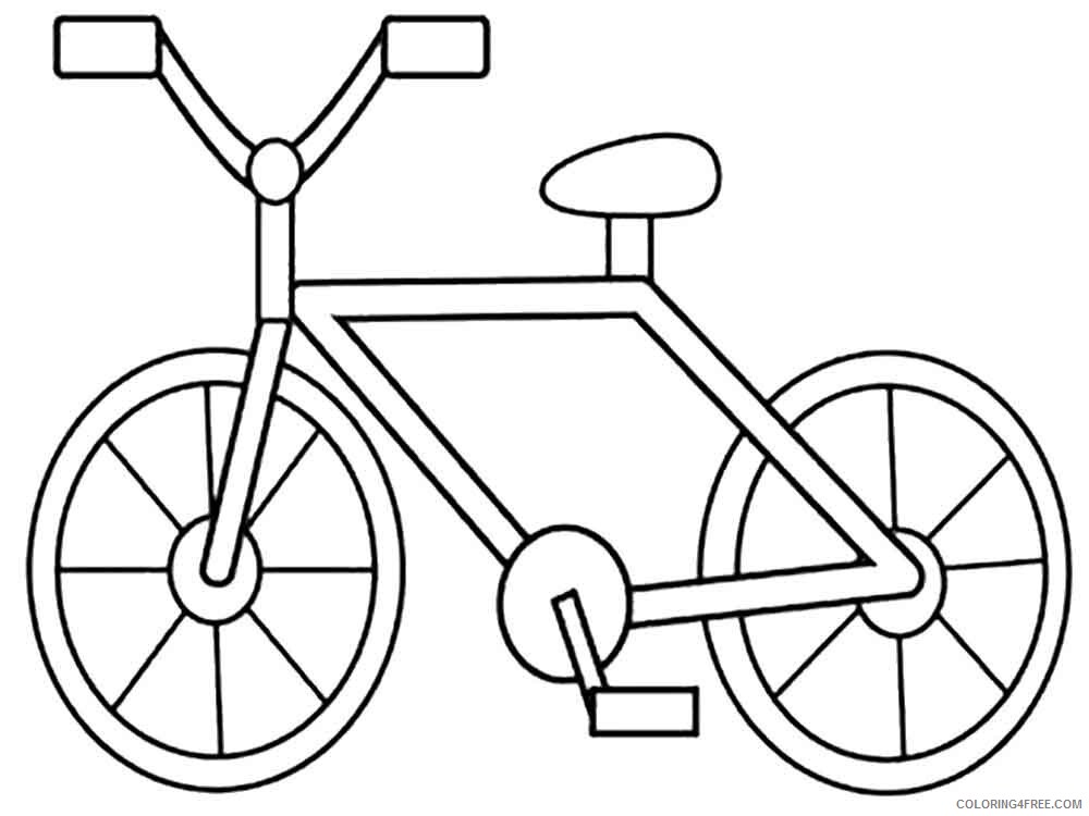 Bicycle Coloring Pages for Kids bicycle 11 Printable 2021 051 Coloring4free