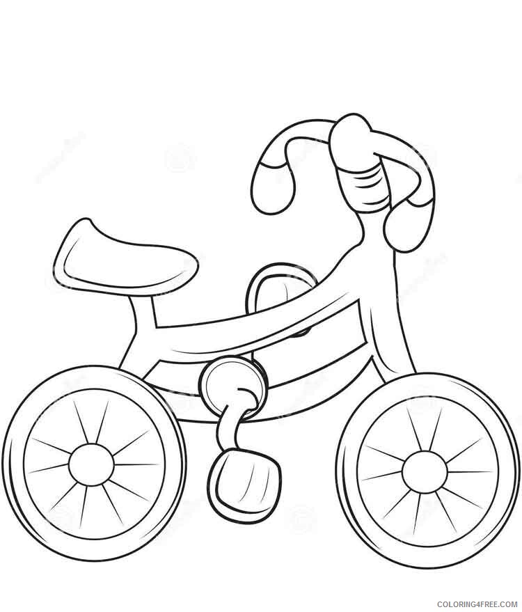 Bicycle Coloring Pages for Kids bicycle 7 Printable 2021 053 Coloring4free