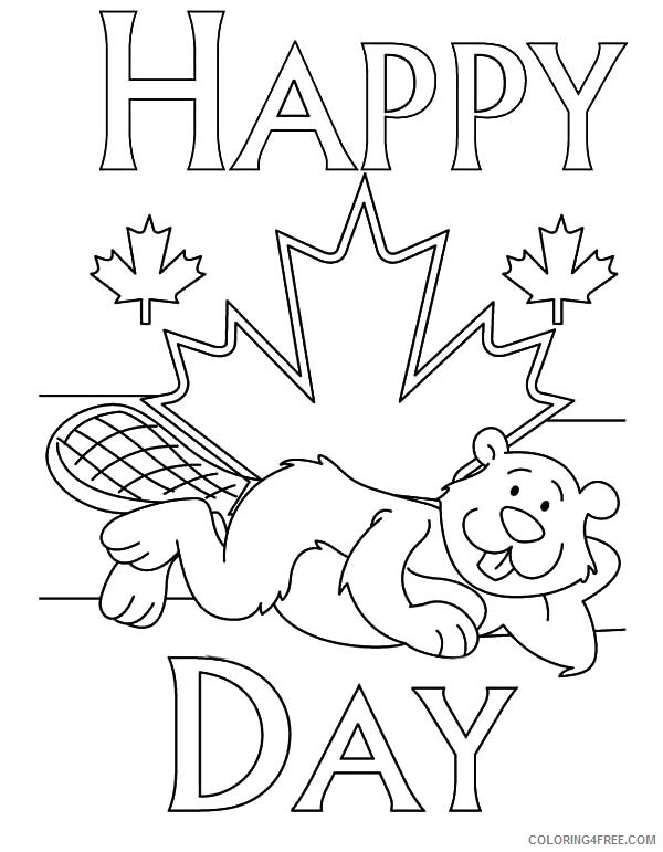 Canada Day Coloring Pages Holiday A Joyful Canada Day Celebration Printable 2021 0030 Coloring4free