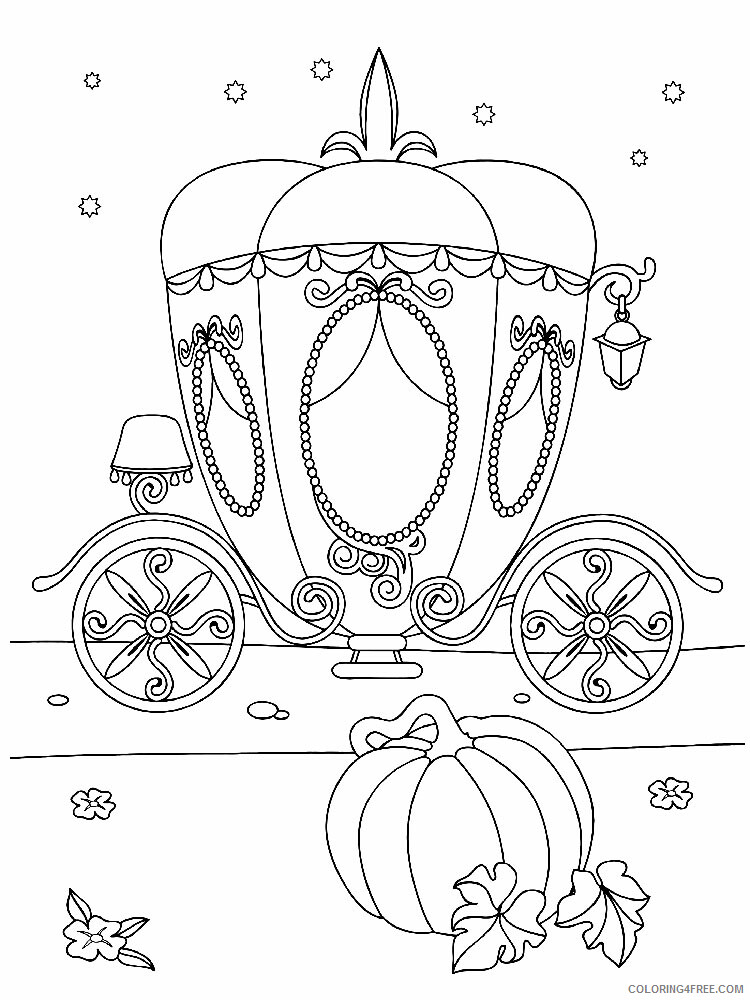Carriage Coloring Pages for Girls Carriage 12 Printable 2021 0242 Coloring4free