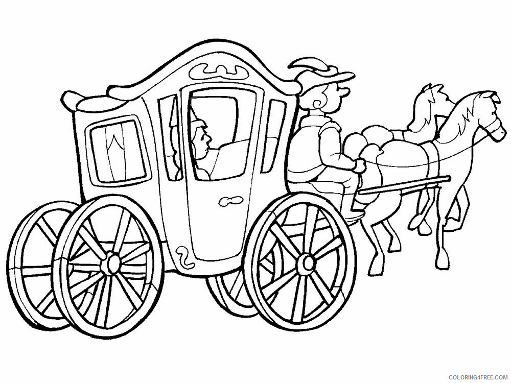 Carriage Coloring Pages for Girls Carriage 7 Printable 2021 0247 Coloring4free