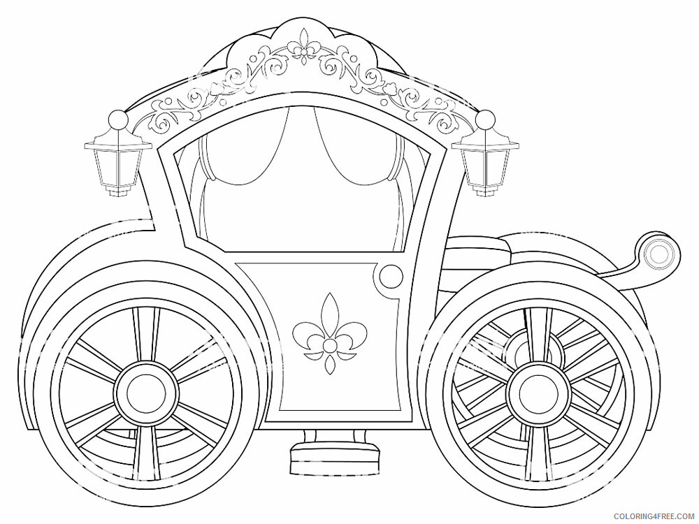 Carriage Coloring Pages for Girls Carriage 9 Printable 2021 0249 Coloring4free