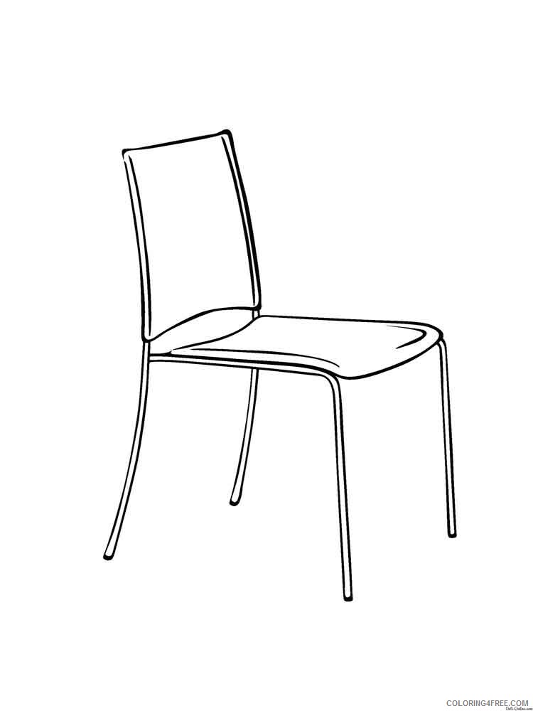 Chair Coloring Pages for Kids chair 10 Printable 2021 074 Coloring4free