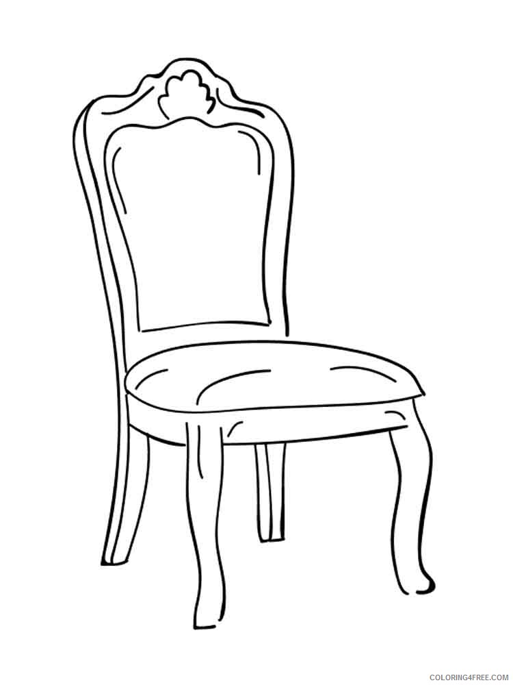 Chair Coloring Pages for Kids chair 14 Printable 2021 076 Coloring4free