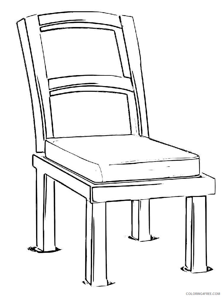 Chair Coloring Pages for Kids chair 5 Printable 2021 080 Coloring4free