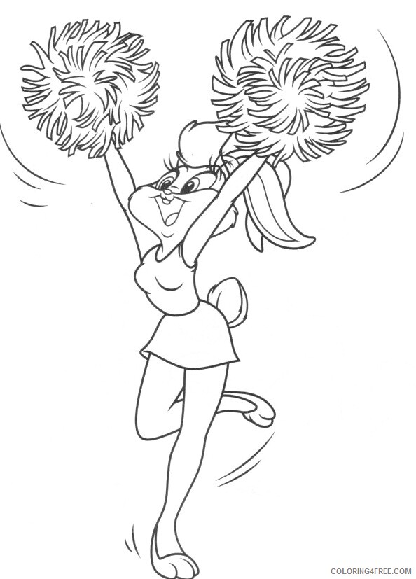 Cheerleader Coloring Pages for Girls Free Cheerleader Printable 2021 0271 Coloring4free