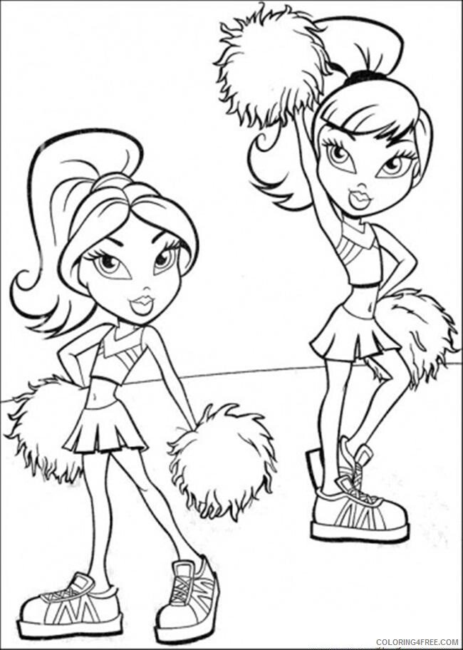 Cheerleader Coloring Pages for Girls Printable Cheerleader Printable 2021 0272 Coloring4free