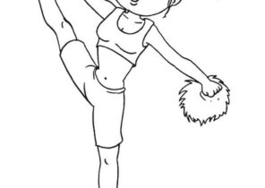 cheerleader coloring pages  page 2 of 2  coloring4free