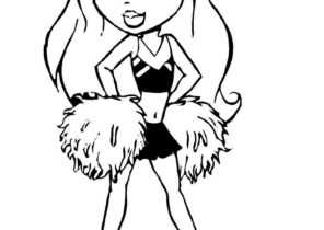 cheerleader coloring pages  page 2 of 2  coloring4free