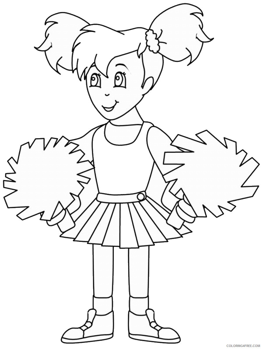 Cheerleader Coloring Pages for Girls cheerleading_coloring12 Printable 2021 0268 Coloring4free