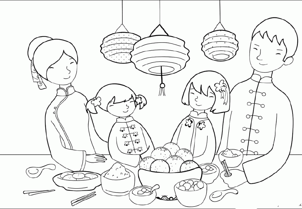 Chinese New Year Coloring Pages Holiday Free Chinese New Year Printable 2021 0087 Coloring4free