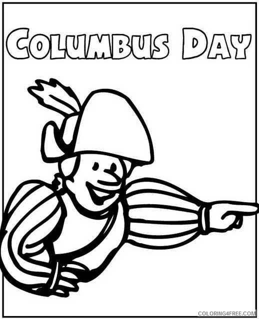 Columbus Day Coloring Pages Holiday Columbus Day Events Printable 2021 0153 Coloring4free