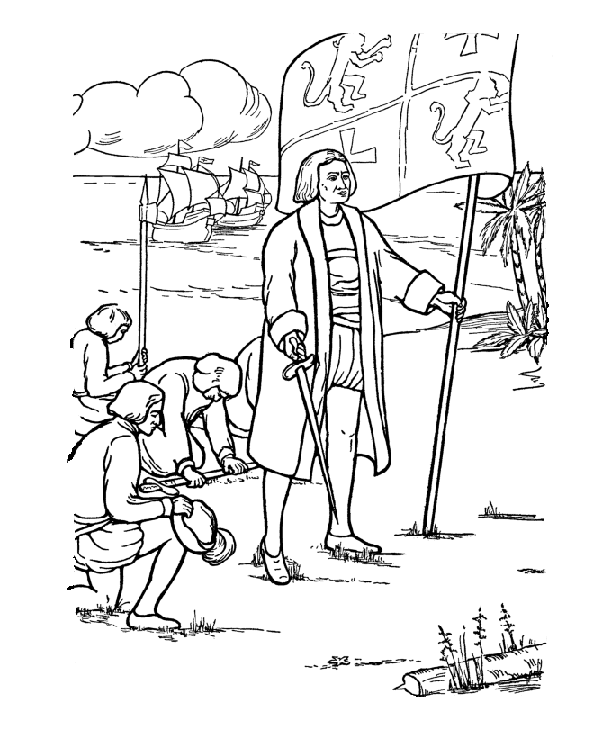 Columbus Day Coloring Pages Holiday Columbus Day Printable 2021 0141 Coloring4free