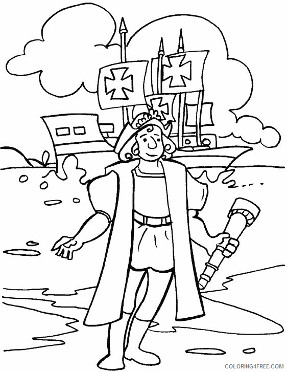 Columbus Day Coloring Pages Holiday Print Columbus Day Printable 2021 0167 Coloring4free