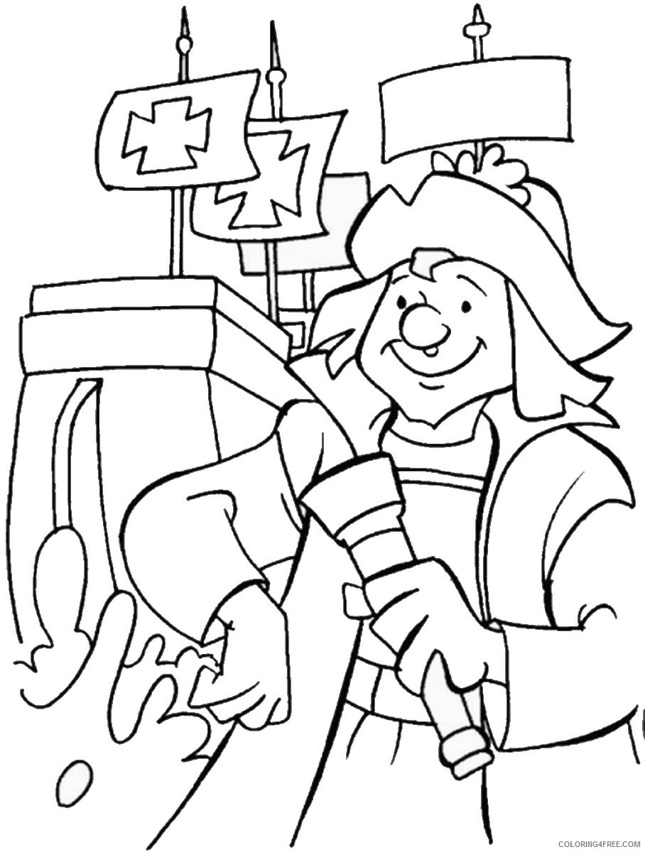 Columbus Day Coloring Pages Holiday colombus_day_coloring16 Printable 2021 0126 Coloring4free