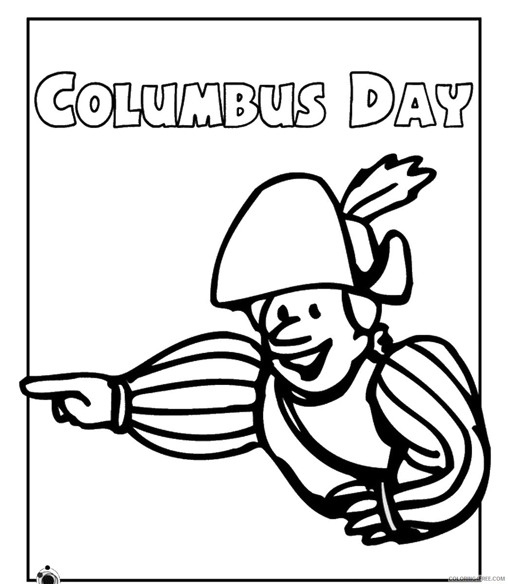 Columbus Day Coloring Pages Holiday colombus_day_coloring7 Printable 2021 0133 Coloring4free