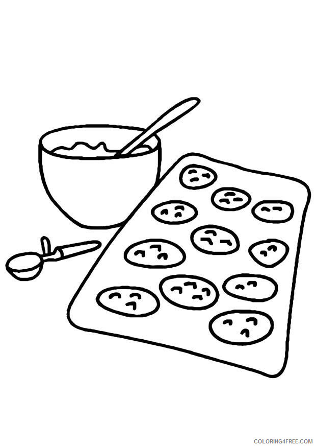 Cookie Coloring Pages for Kids Baking Cookies Dessert Printable 2021 084 Coloring4free