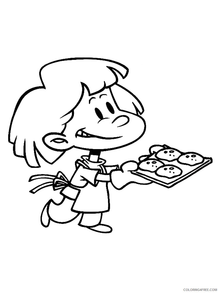 Cookie Coloring Pages for Kids Cookie 9 Printable 2021 093 Coloring4free