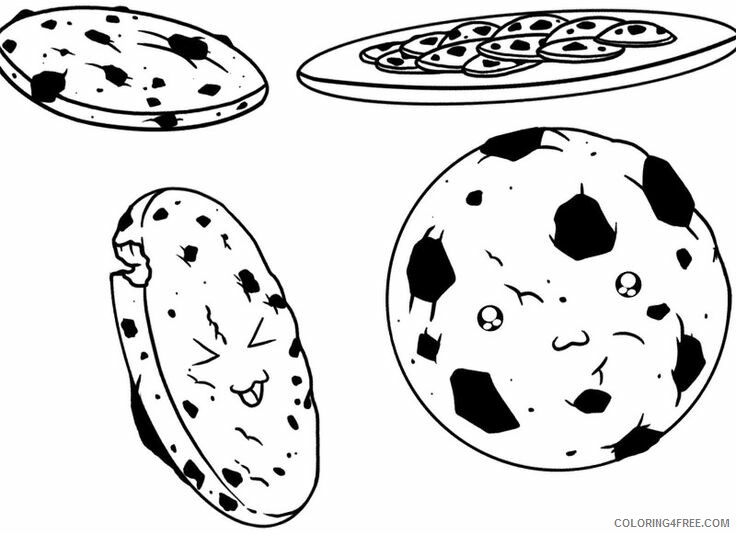 Cookie Coloring Pages for Kids Free Cookies Printable 2021 097 Coloring4free