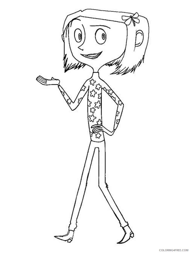 Coraline Coloring Pages for Girls coraline 2 Printable 2021 0276 Coloring4free