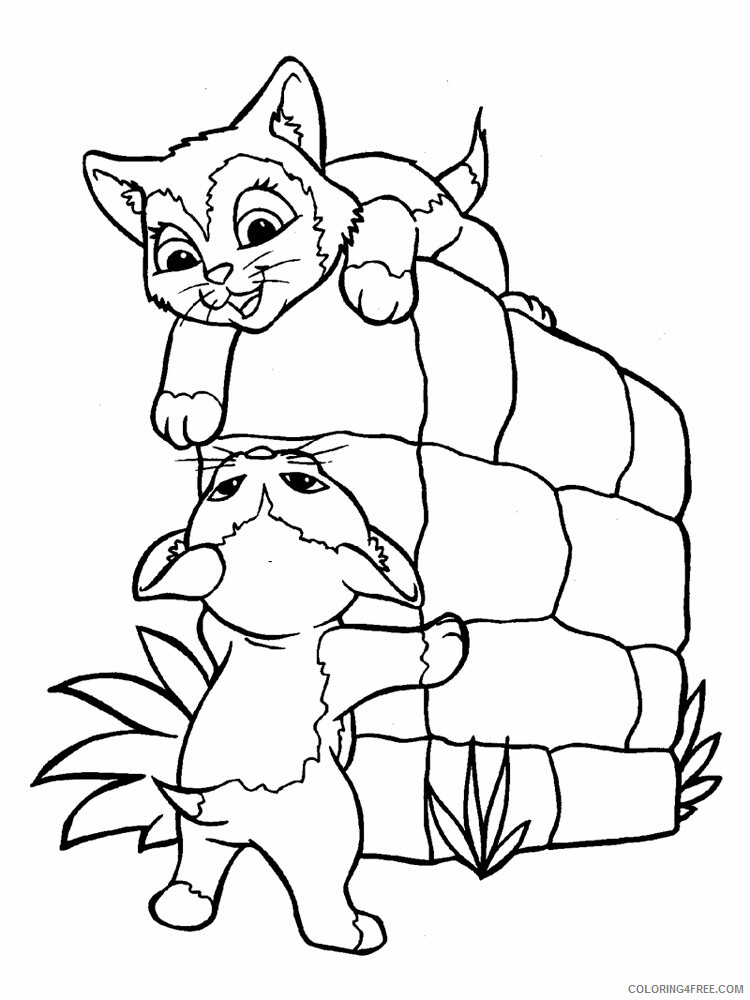 Cute Cats Coloring Pages for Girls cute cats 1 Printable 2021 0294 Coloring4free