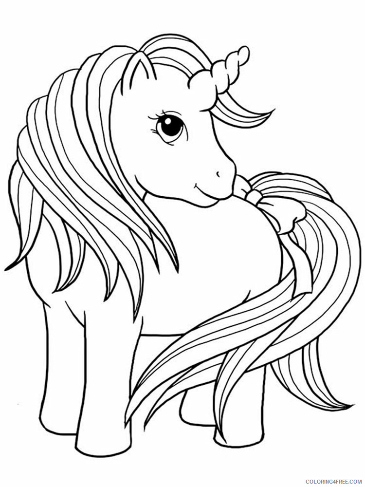 Cute Unicorns Coloring Pages for Girls CUTE UNICORNS 14 Printable 2021 0319 Coloring4free