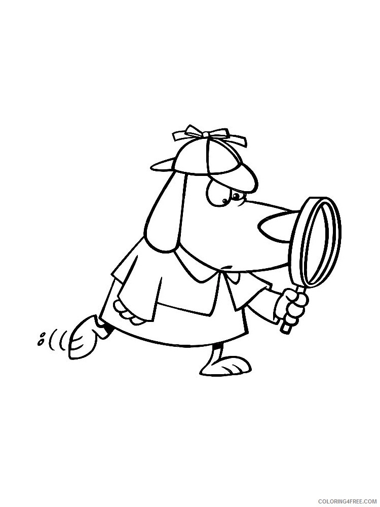 Detective Coloring Pages for Kids Detective 7 Printable 2021 133 ...