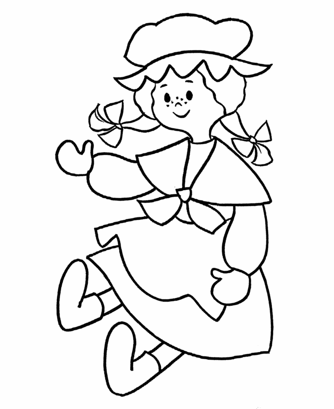 Doll Coloring Pages for Girls Doll Printable 2021 0348 Coloring4free