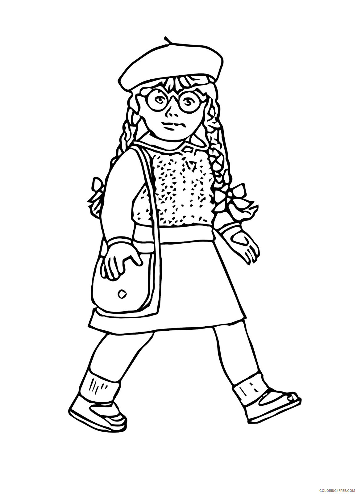 Doll Coloring Pages for Girls Free Girl Doll Printable 2021 0391 Coloring4free