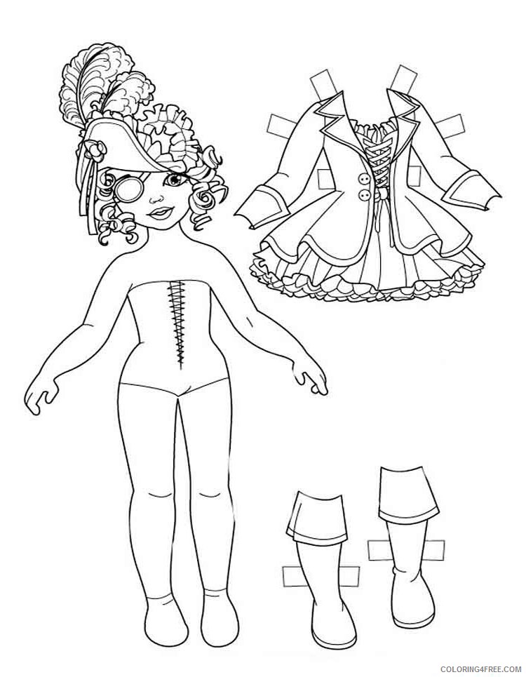 Doll Coloring Pages for Girls doll 11 Printable 2021 0351 Coloring4free