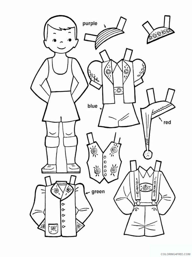 Doll Coloring Pages for Girls doll 15 Printable 2021 0354 Coloring4free