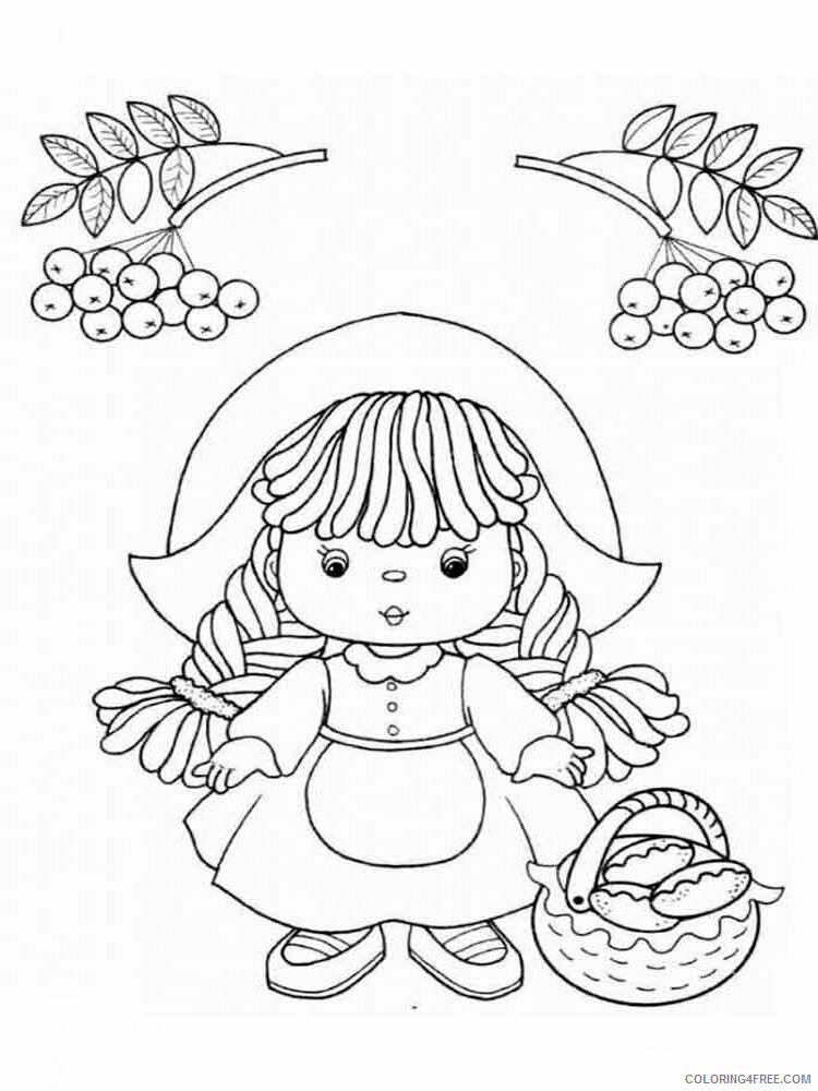 Doll Coloring Pages for Girls doll 2 Printable 2021 0359 Coloring4free