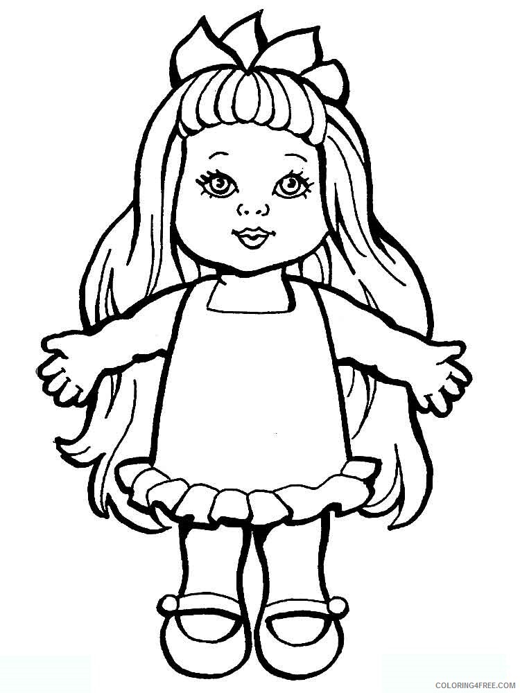 Doll Coloring Pages for Girls doll 22 Printable 2021 0362 Coloring4free