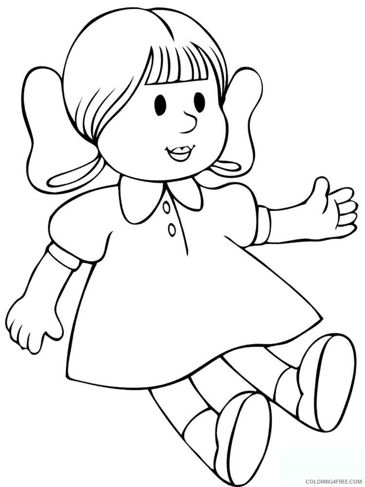 Doll Coloring Pages for Girls doll 24 Printable 2021 0364 Coloring4free