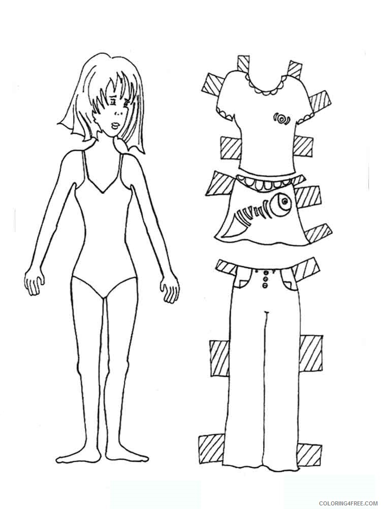 Doll Coloring Pages for Girls doll 4 Printable 2021 0366 Coloring4free