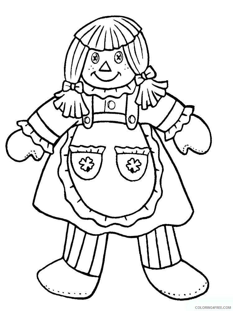 Doll Coloring Pages for Girls doll 5 Printable 2021 0367 Coloring4free