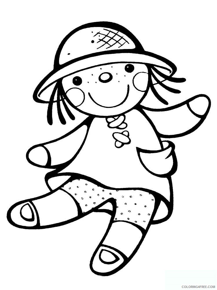 Doll Coloring Pages for Girls doll 7 Printable 2021 0368 Coloring4free