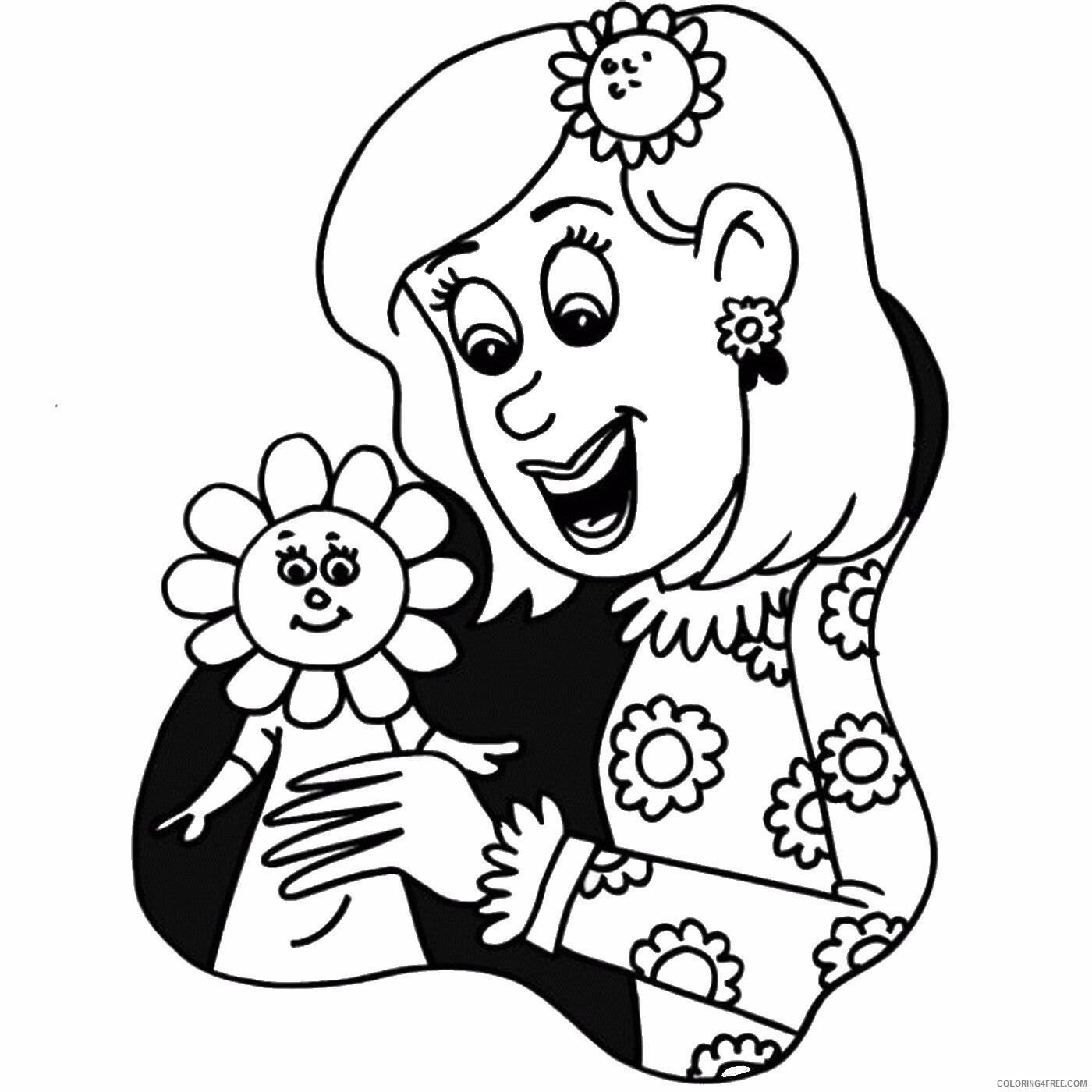 Doll Coloring Pages for Girls dolls_28 Printable 2021 0379 Coloring4free