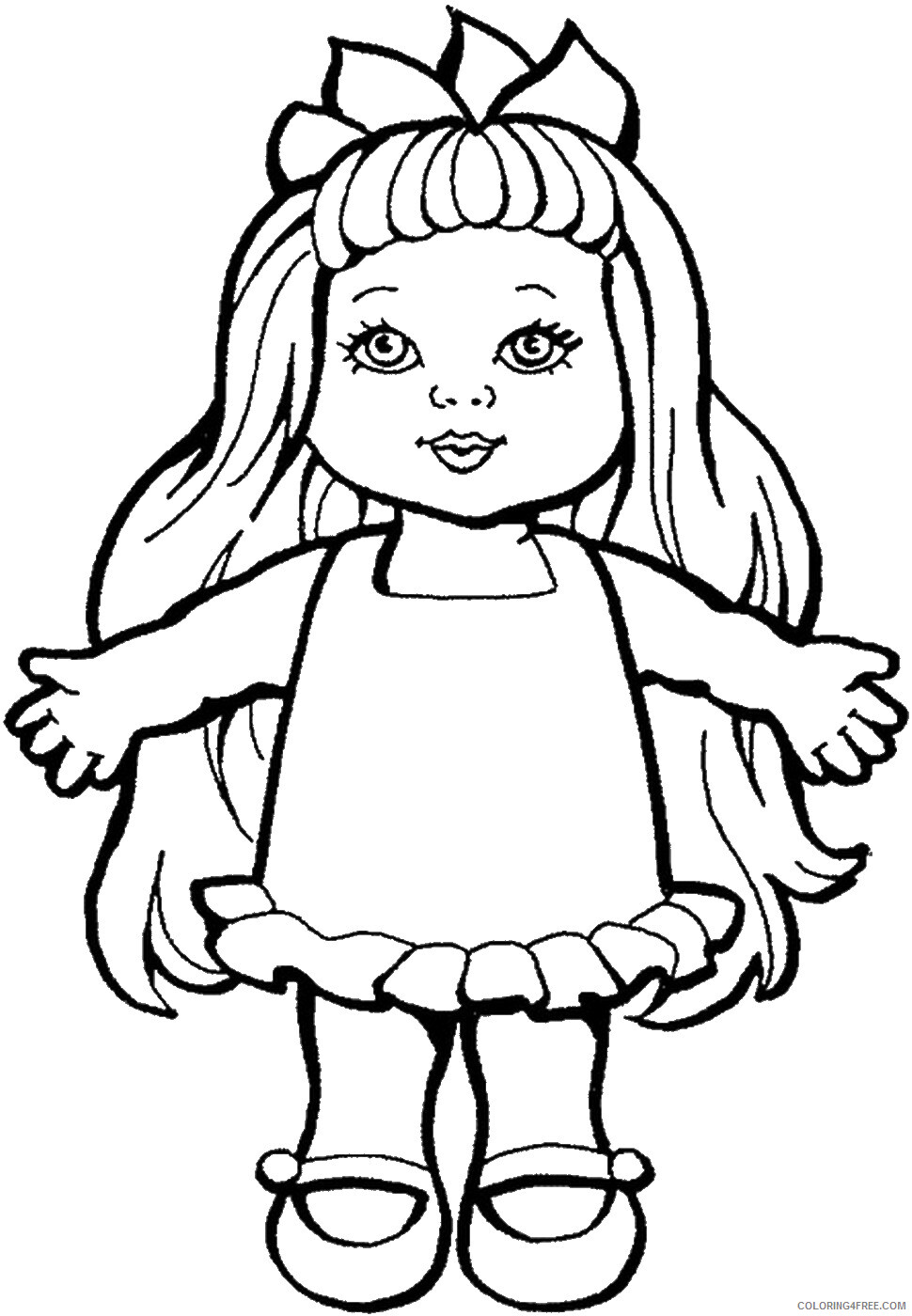 Doll Coloring Pages for Girls dolls_31 Printable 2021 0382 Coloring4free