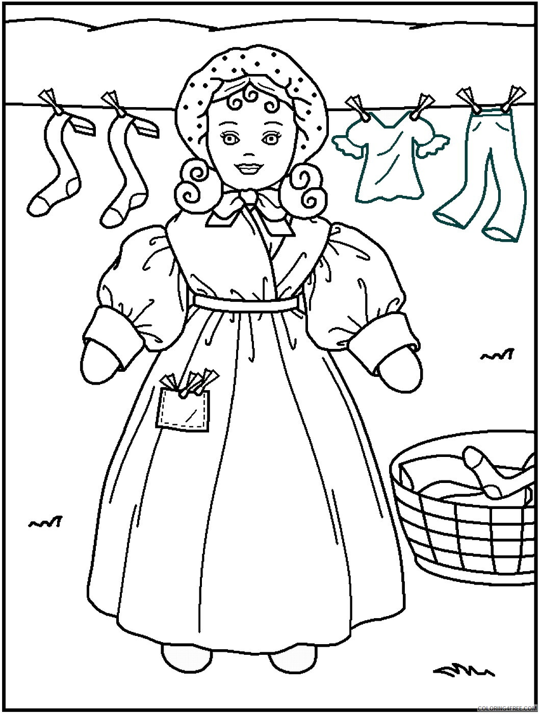 Doll Coloring Pages for Girls dolls_48 Printable 2021 0385 Coloring4free